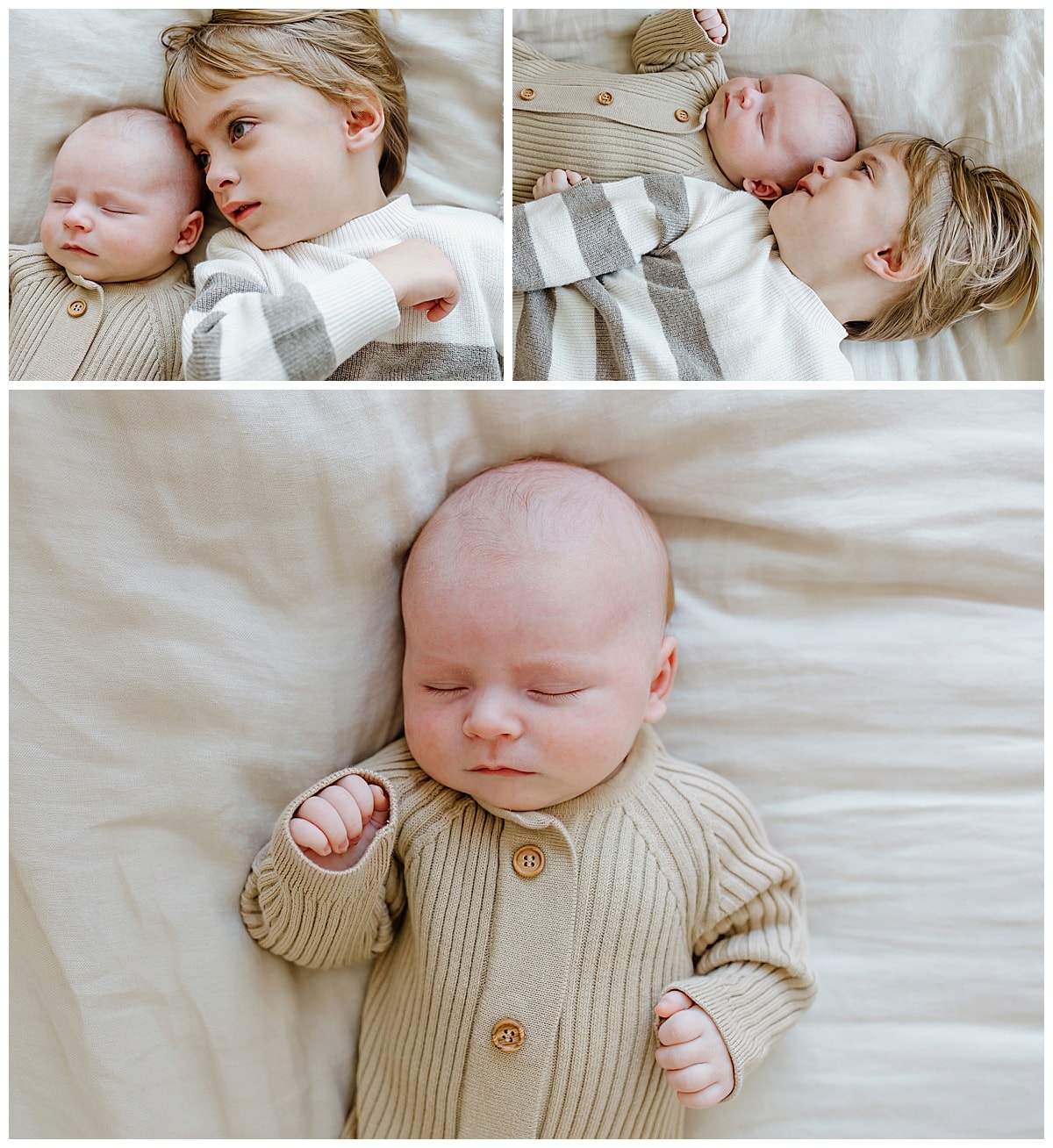 Siblings cuddle together for Austin Motherhood Photographer