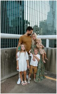 Family cuddles together for Austin Lifestyle Photographer