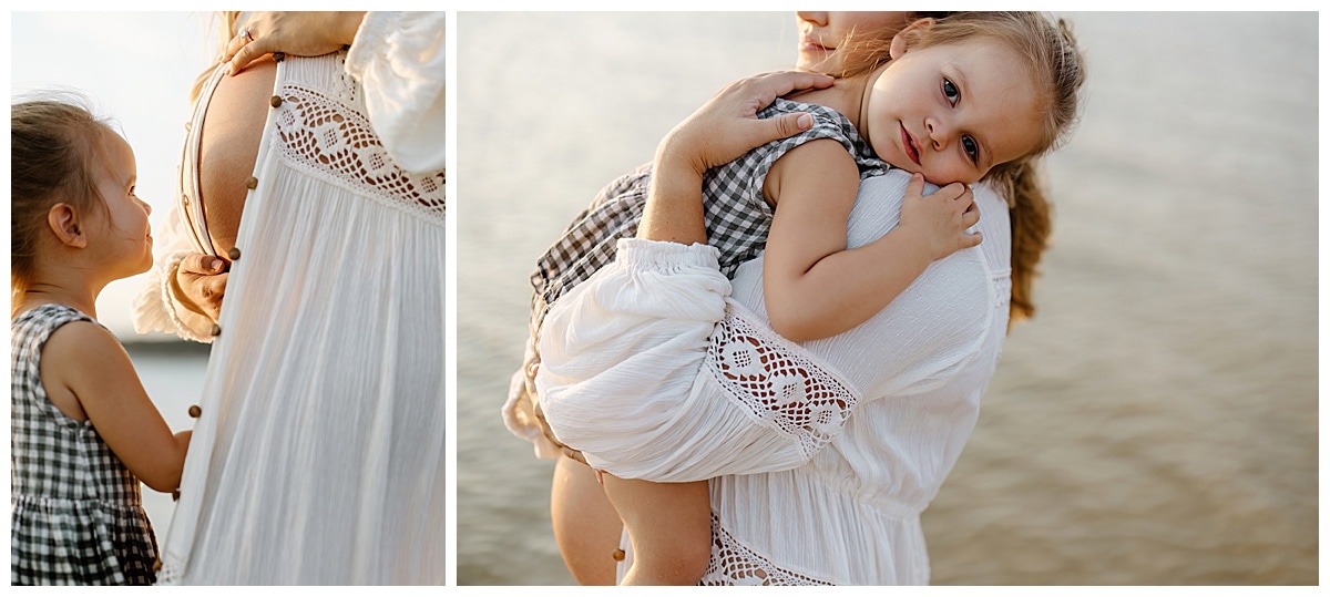 Mom cuddles daughter for Austin Motherhood Photographer