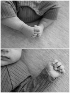 Baby hands and toes for Austin Newborn Photographer