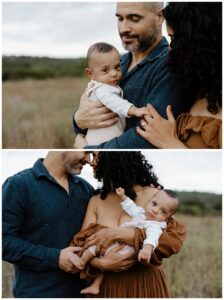 Family cuddle in close together during their Lifestyle Family Photos