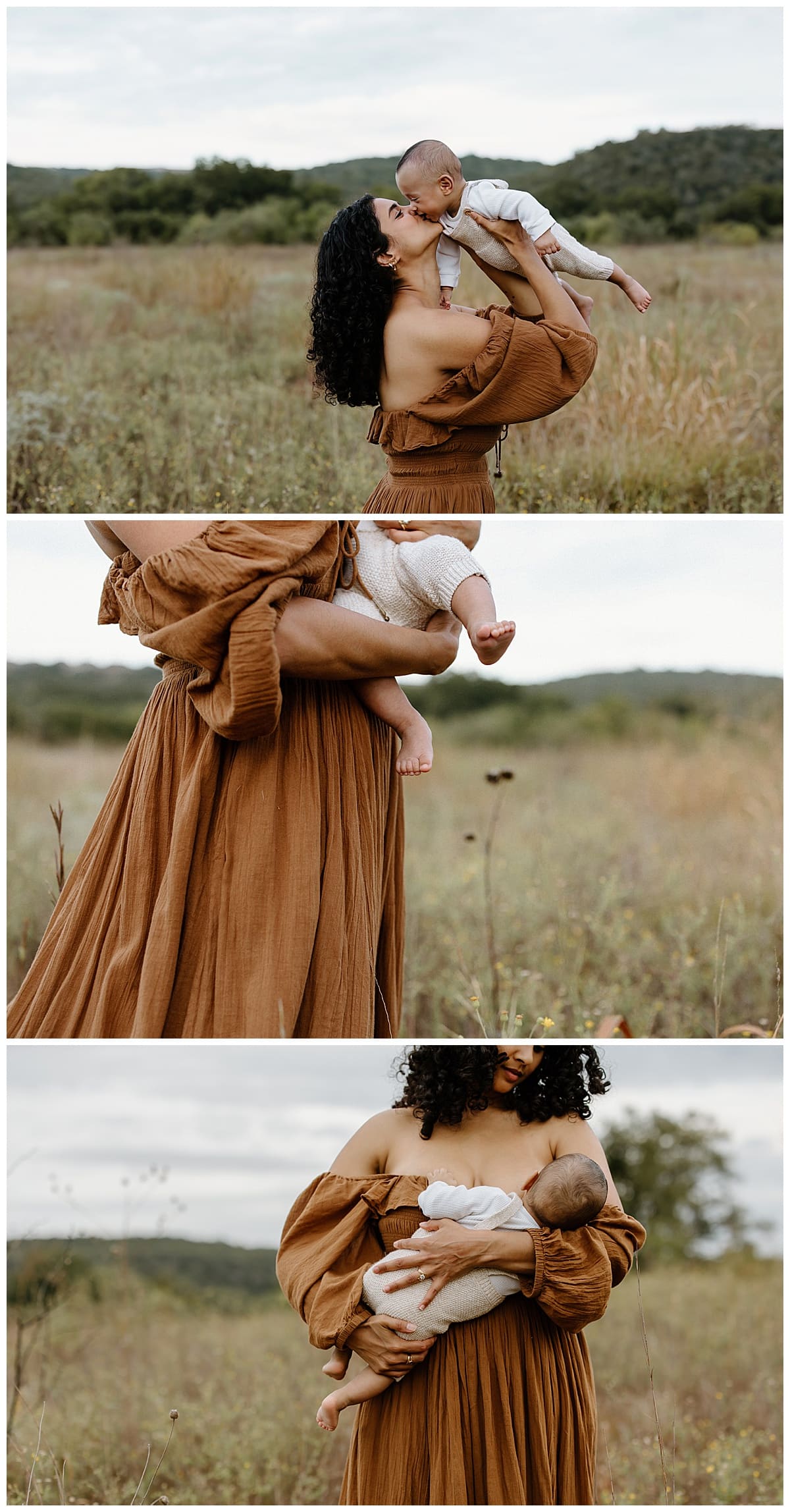 Mom holds baby close for Austin Lifestyle Photographer