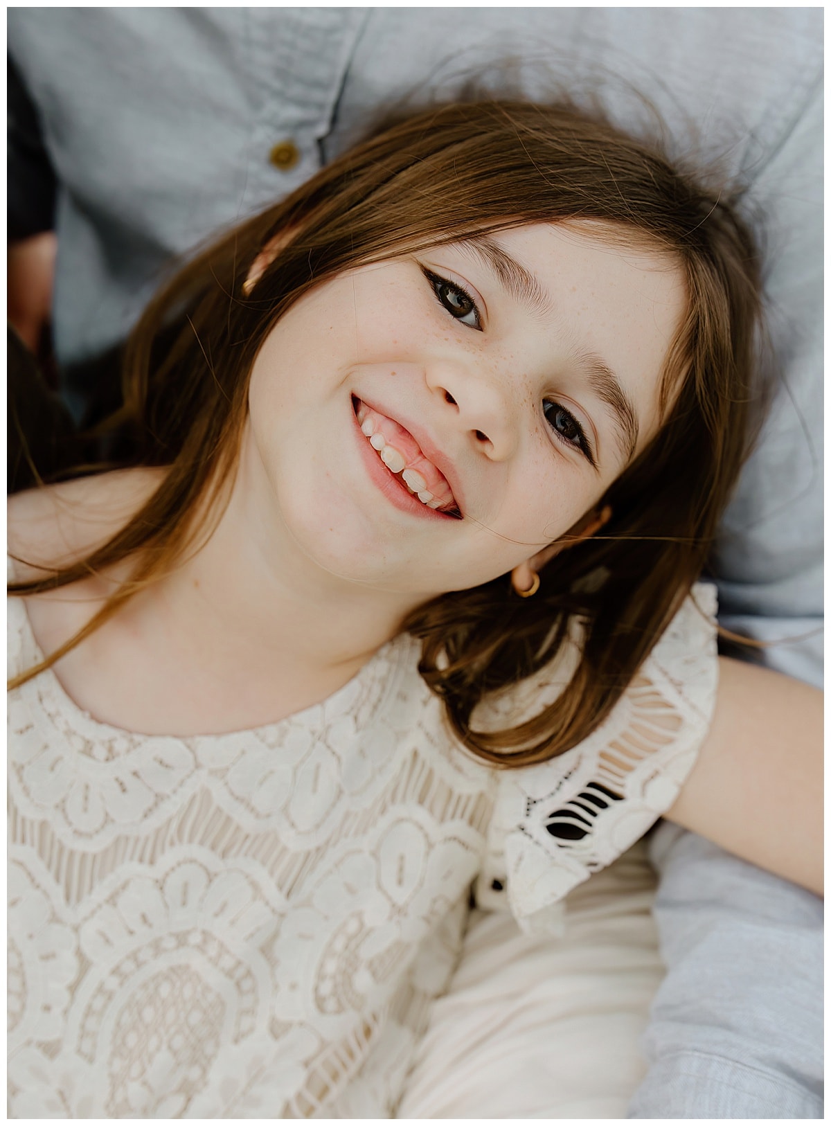 Little girls smiles big for Austin Lifestyle Photographer