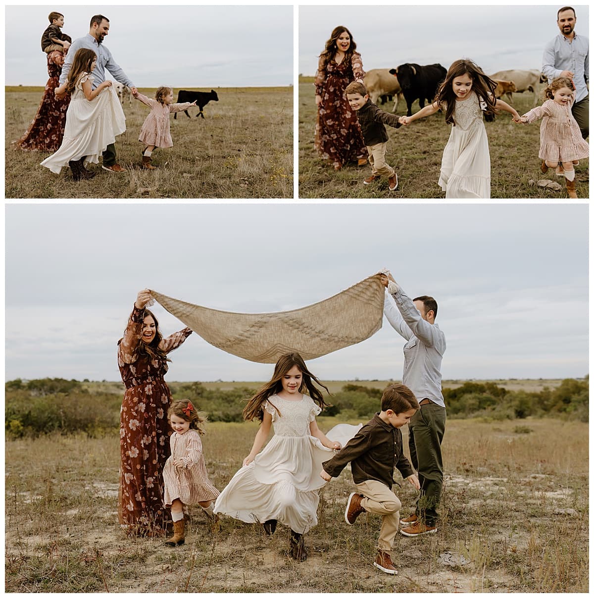 Parents play with their kids for Austin Lifestyle Photographer