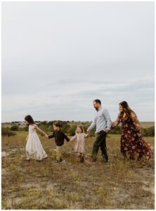 Parents and children walk together for Austin Lifestyle Photographer