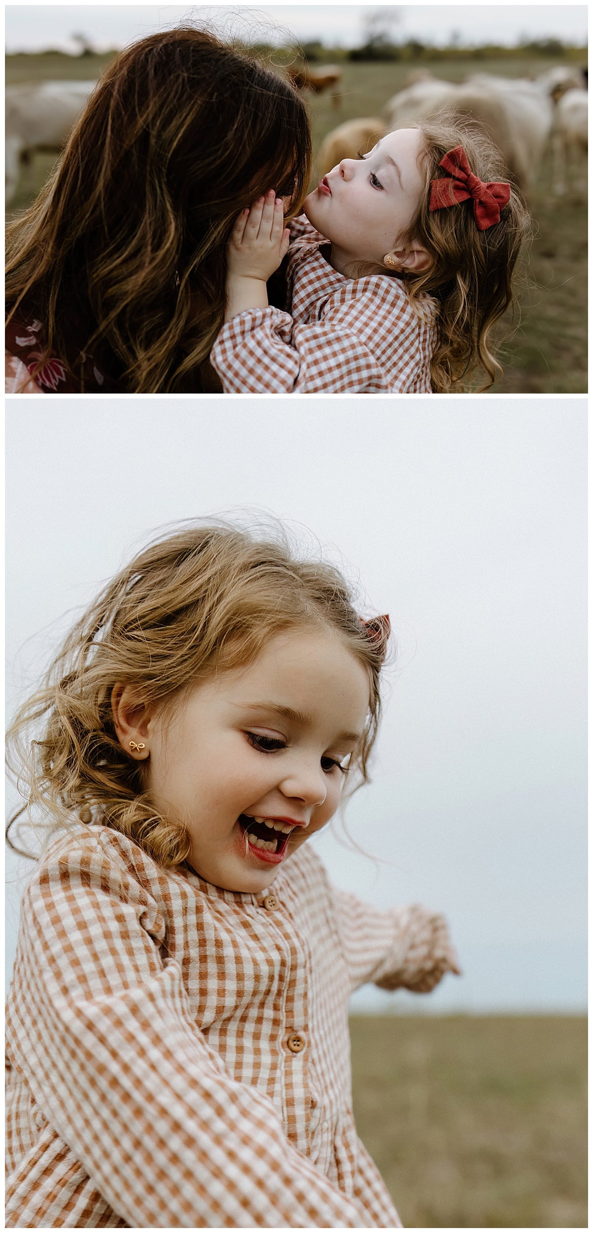 Little girl smiles and laughs for Austin Lifestyle Photographer